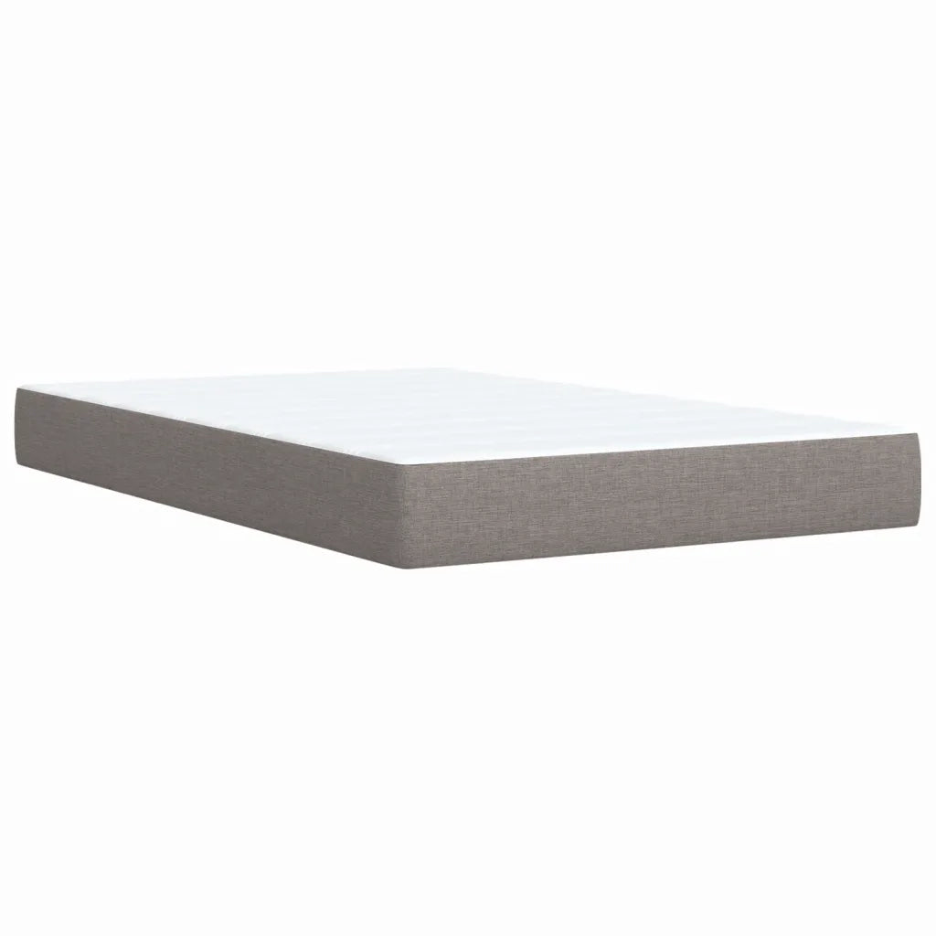 Giroletto a Molle con Materasso Tortora 120x200 cm in Tessuto 3292773