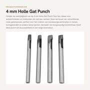 Set di Ponti in Acciaio di Alta Resistenza a Forma Ovale - 4 Pezzi - Perforazione - Dimensioni 6/7/8/9 x 4 mm - Pons in Acciaio di Alta Resistenza a Forma Ovale - 4 Pezzi - Perforazione - Dimensioni 6/7/8/9 x 4 mm