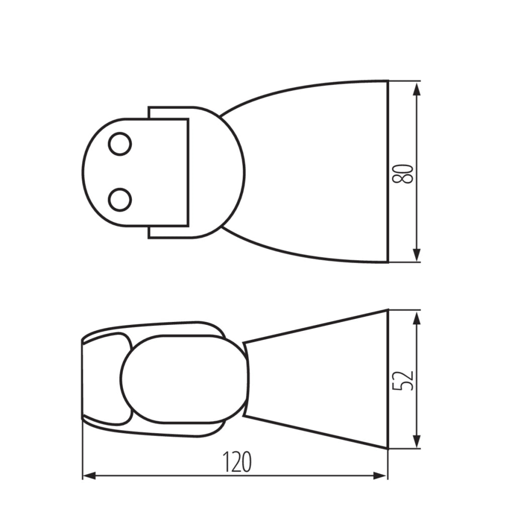 Sensore movimento esterno bianco IP65 PIR Kanlux ALER-N
