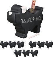 Spazzola per cibo per cani in ceramica - HBD 17 x 85 x 20 cm - scatola per regali per animali - nero