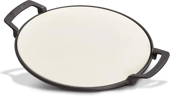 Supporto per pietra da pizza in ghisa per griglia a gas - con sistema a griglia in griglia - accessori per griglia a gas - 7790 pietra da pizza