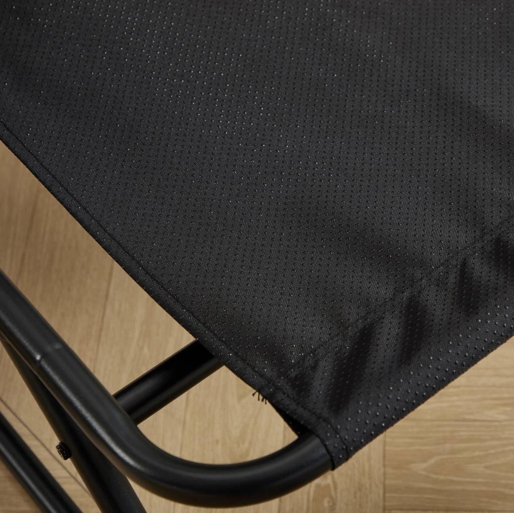 Sedia lounge da esterno con ottomano e cuscino; 65x78x86 cm; acciaio grigio