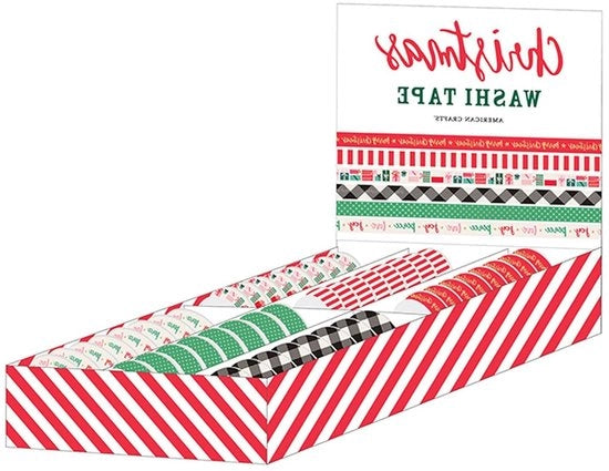 Set di nastro adesivo - Decorazione di Scrapbooking - 48 rotoli - 4,19 cm - Colori di Natale