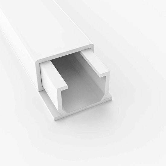 Ducto per Cavi Piccolo - Copertura Self-Adesiva per Cavi - 1 pezzo - Bianco