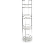 Rack a muro metallico a quattro angoli con pannelli - Soluzione di archiviazione spaziale risparmiatrice