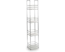 Rack a muro metallico a quattro angoli con pannelli - Soluzione di archiviazione spaziale risparmiatrice