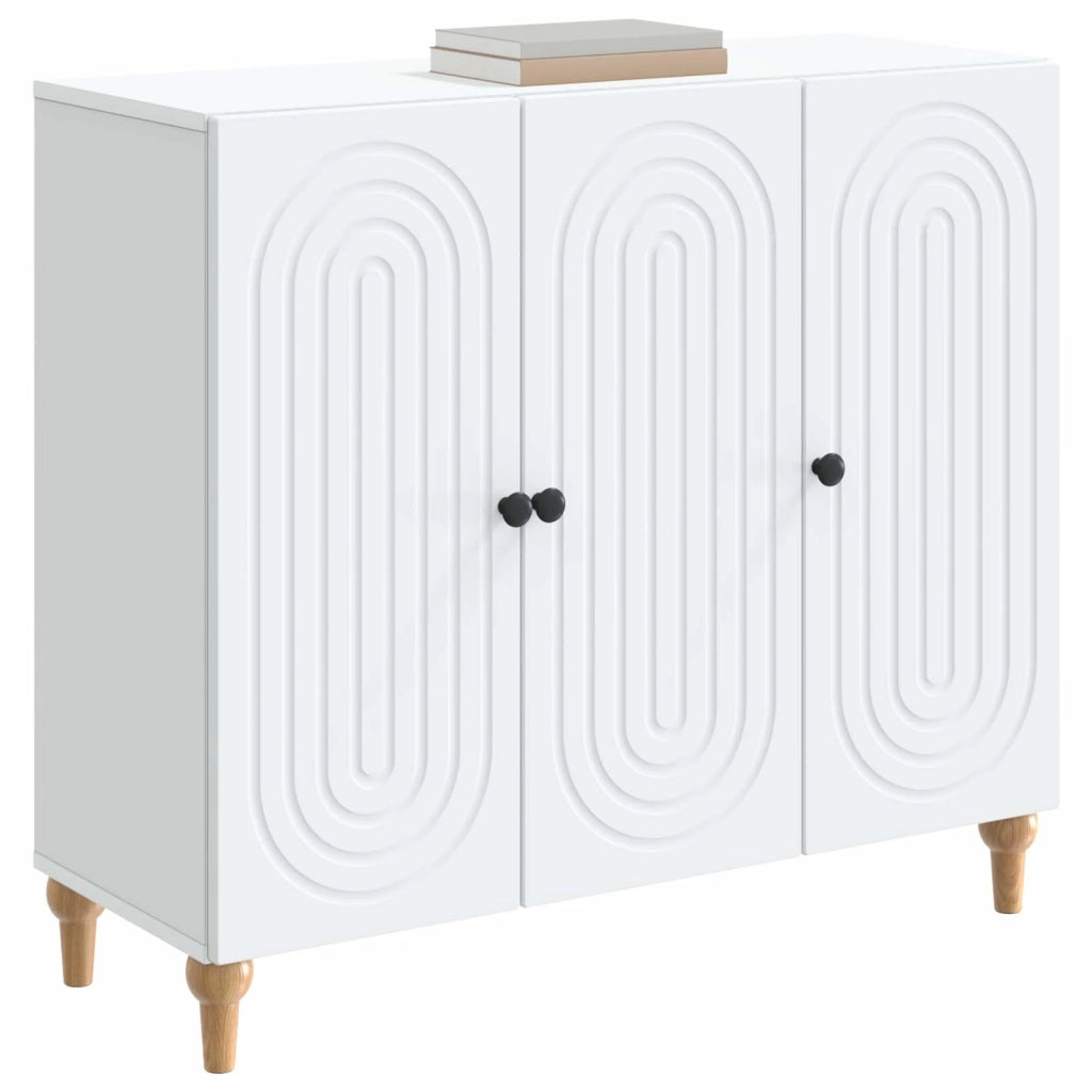 Credenza Bianco 89 x 34,5 x 80 cm Legno ingegnerizzato 894185