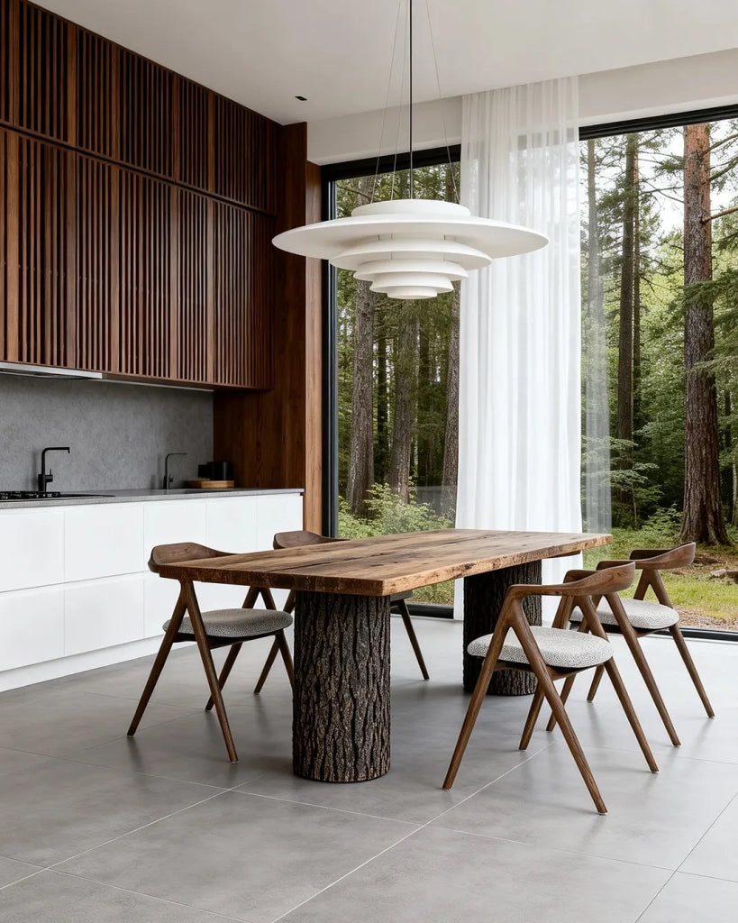 Sedia in Legno Sloane, Noce/Argilla