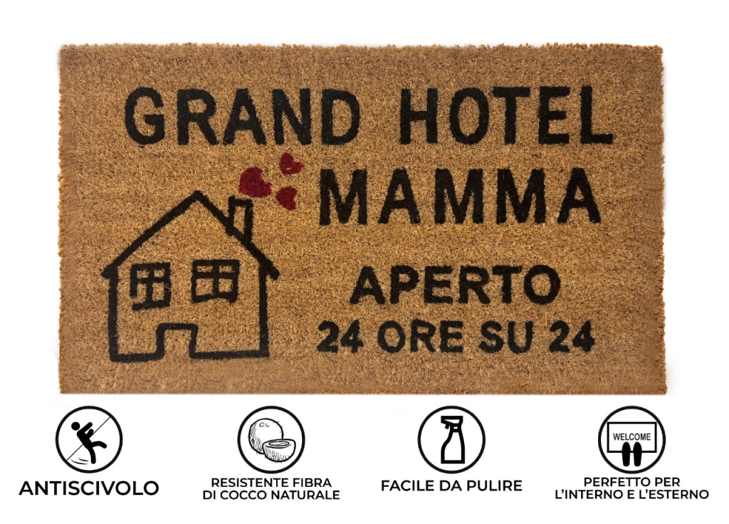 Zerbino Cocco Entrata Ingresso Casa Esterno Antiscivolo Grand Hotel Mamma
