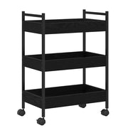 Carrello da Cucina Rovere nero 50 x 30 x 70 cm CFW6674236