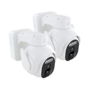 Telecamere da esterno - DIO CONNECTED HOME - Set da 2 - Rotanti - Batteria - 3 MP