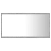 Specchio da Bagno LED Grigio Cemento 80x8,5x37 cm in Truciolato cod mxl 69325