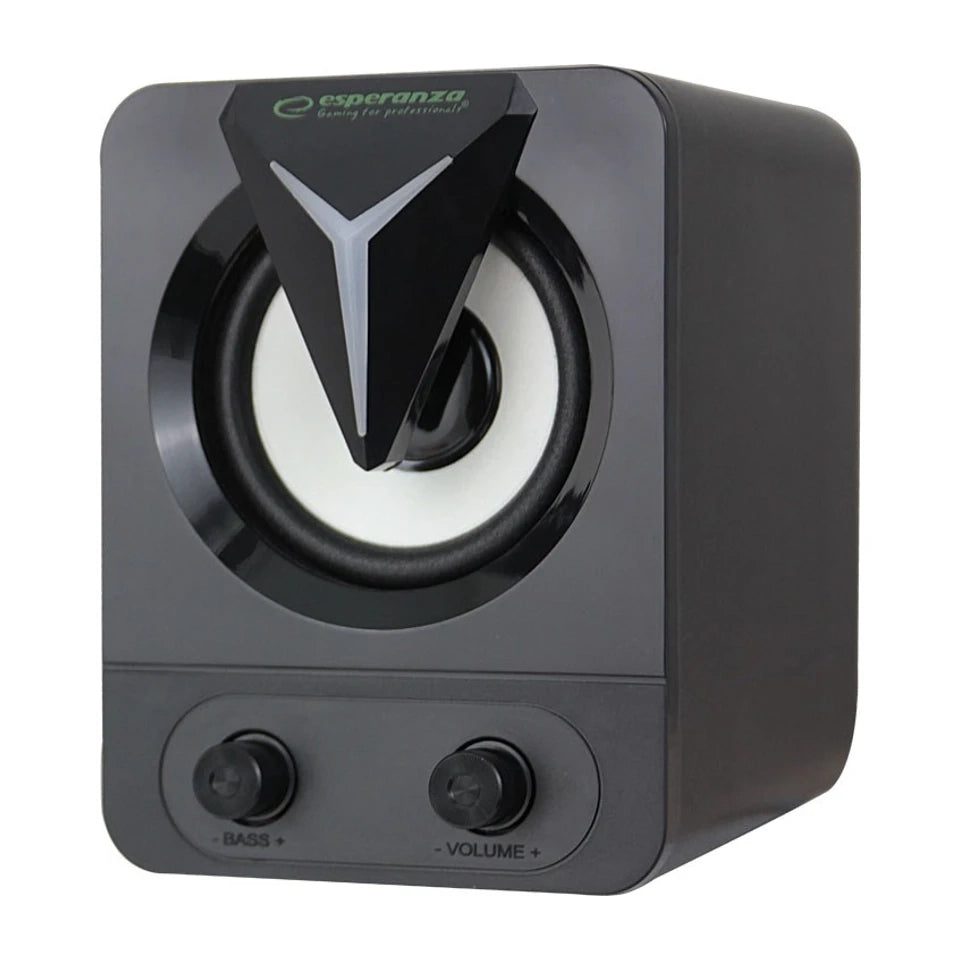 Altoparlanti Esperanza EGS107 2.1 USB LED 5 W Nero