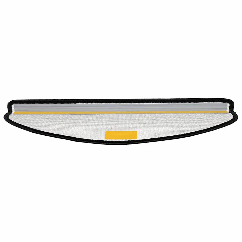 Tappetini per scale autoadesivi 15 pcs Antracite 65 x 21 x 4 cm