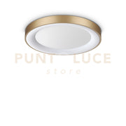 PLANET PLAFONIERA LED 3000K 15W  1350 lm SATINATA OTTONE D.50CM
