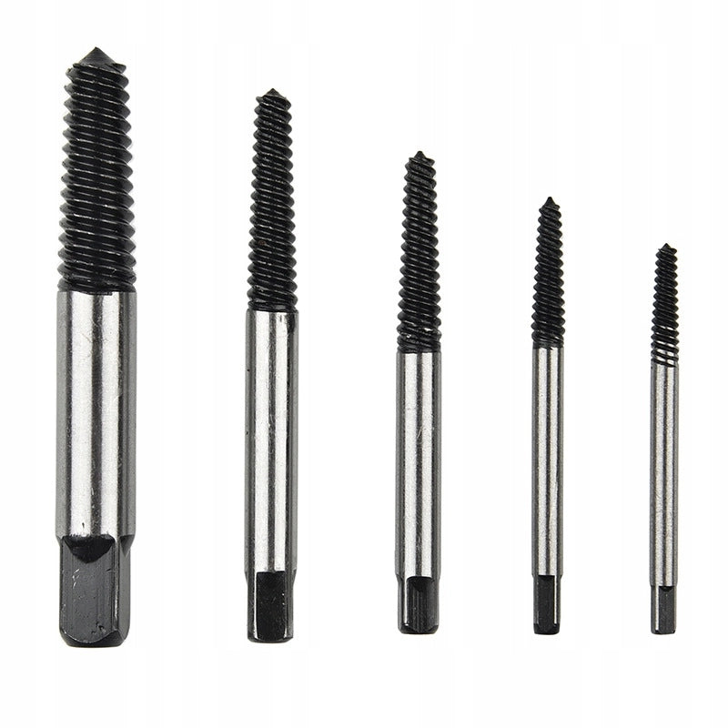 Set di Estrattori per Viti Rotte 3-18mm Rosfix – Acciaio Inossidabile, 5 Pezzi | Compatibile con Trapani Avvitatori