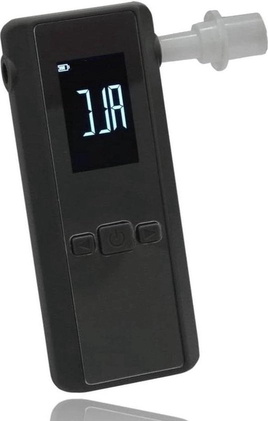 Testatore di Alcol Portatile - Blaastest Ricaricabile con 3 Colori - Consumo Energetico Basso - Compattato e Facile da Usare - 4 Unità di Misura Standard - 200 Memorie di Stato.
