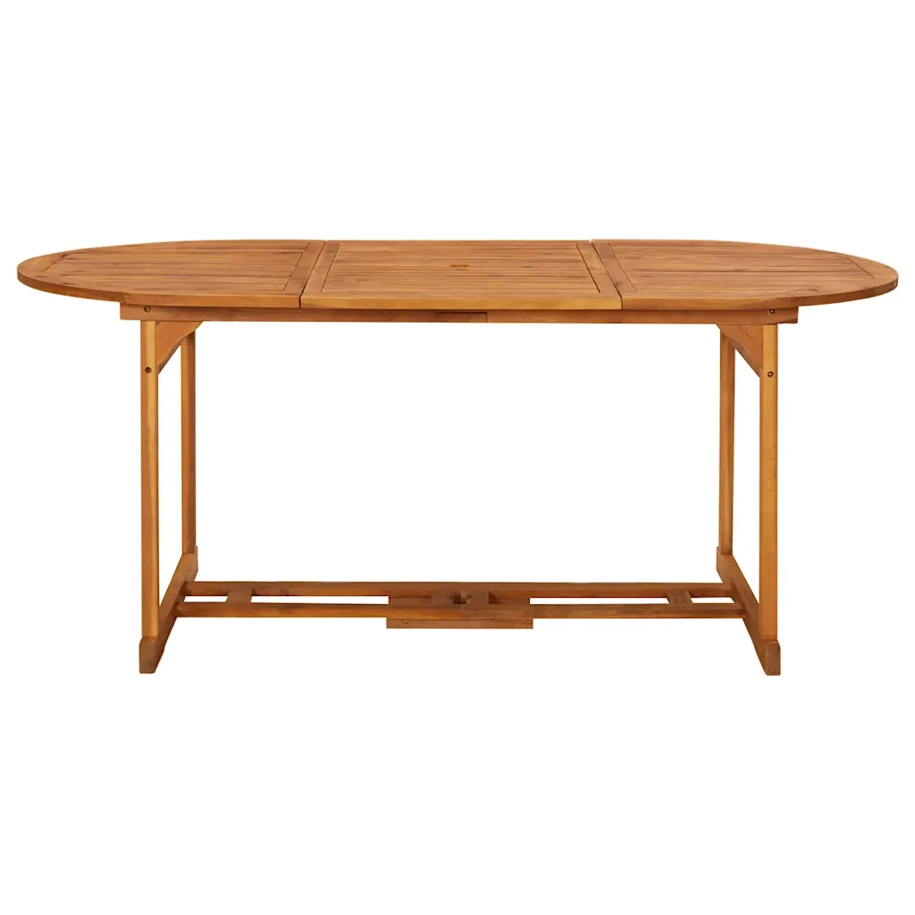 Set da Pranzo da Giardino 7pz 180x90x75cm Legno Massello Acacia 3086972