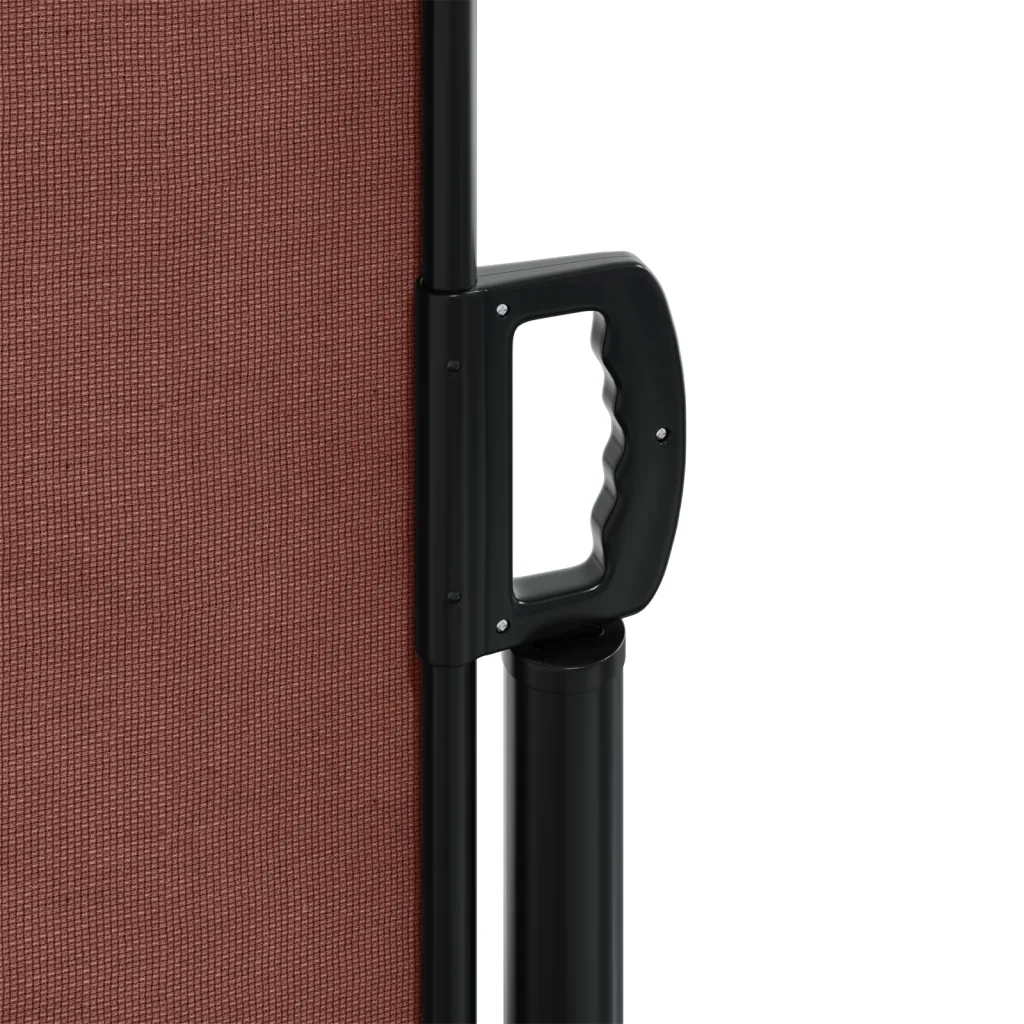 Tenda Laterale Retrattile Marrone 140x1200 cm 4004809