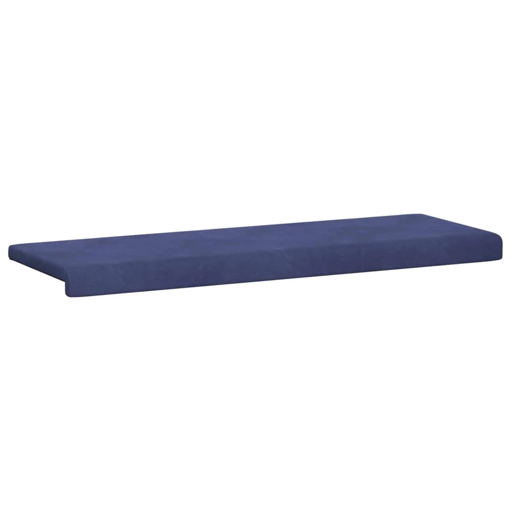 Cuscino per panchina Velluto (V) Blu Polizia Profondità 35 cm 42043341