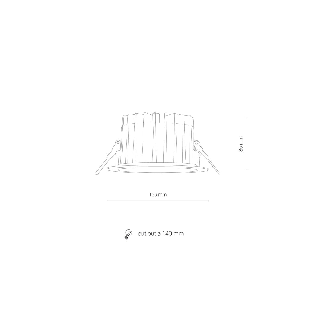 Nowodvorski KEA 8770 faretto da soffitto LED bianco