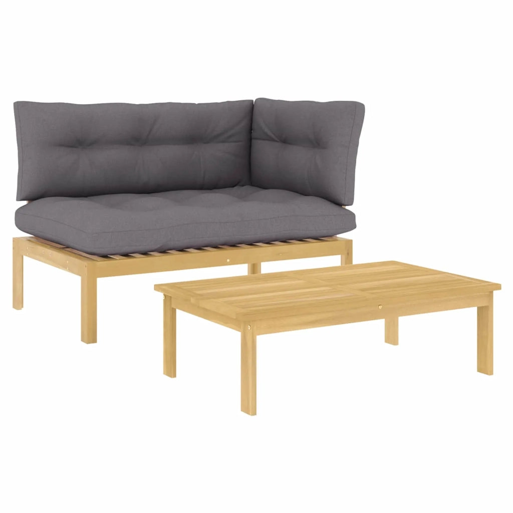 2 Pezzo Legno di acacia Marrone Chiaro 3418155