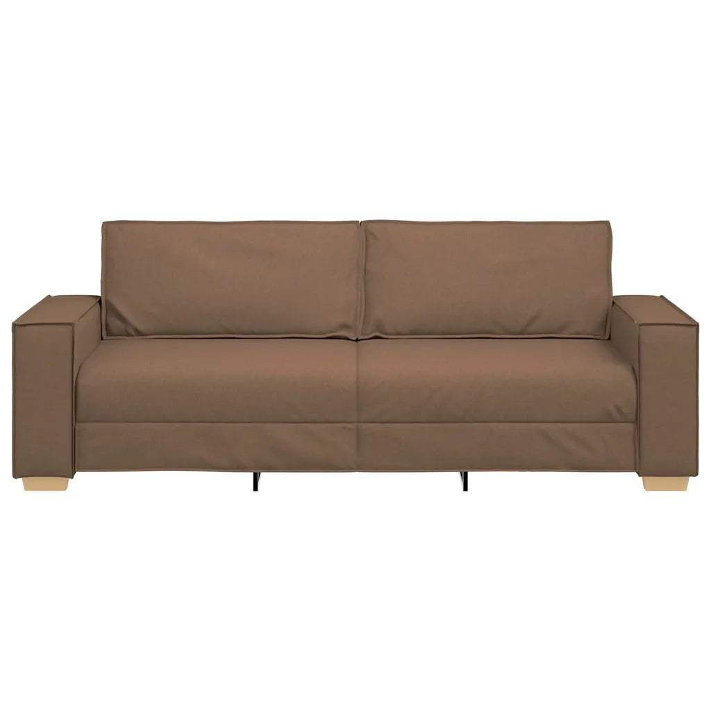 Divano a 3 posti Marrone 180 cm Tessuto 4104994