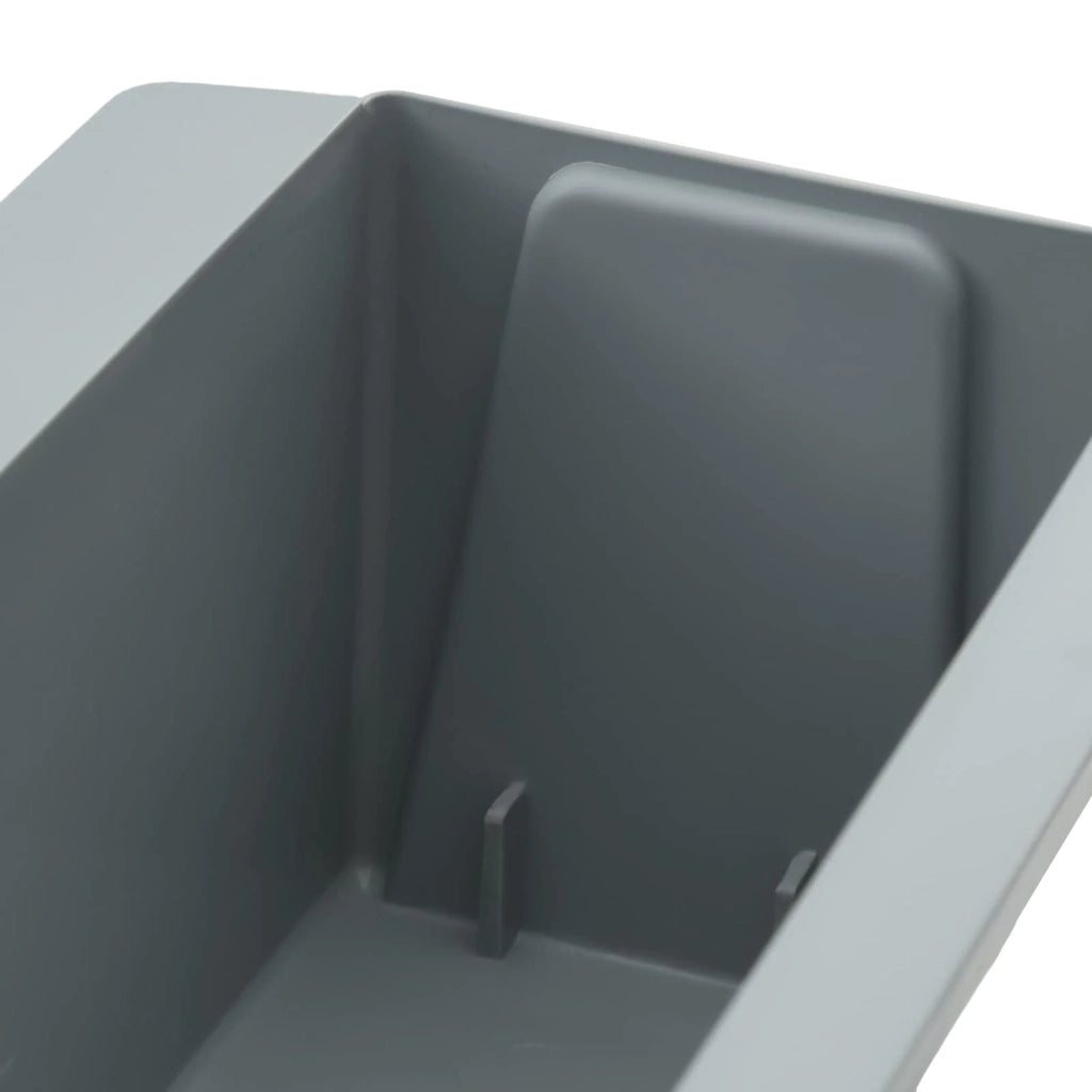 Fioriere per Euro pallet 12 pcs Grigio chiaro