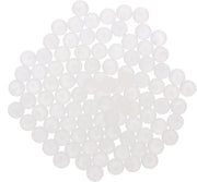 Palline di plastica in poliestere, 200 pezzi, 4,5 mm, pallini bianchi di precisione