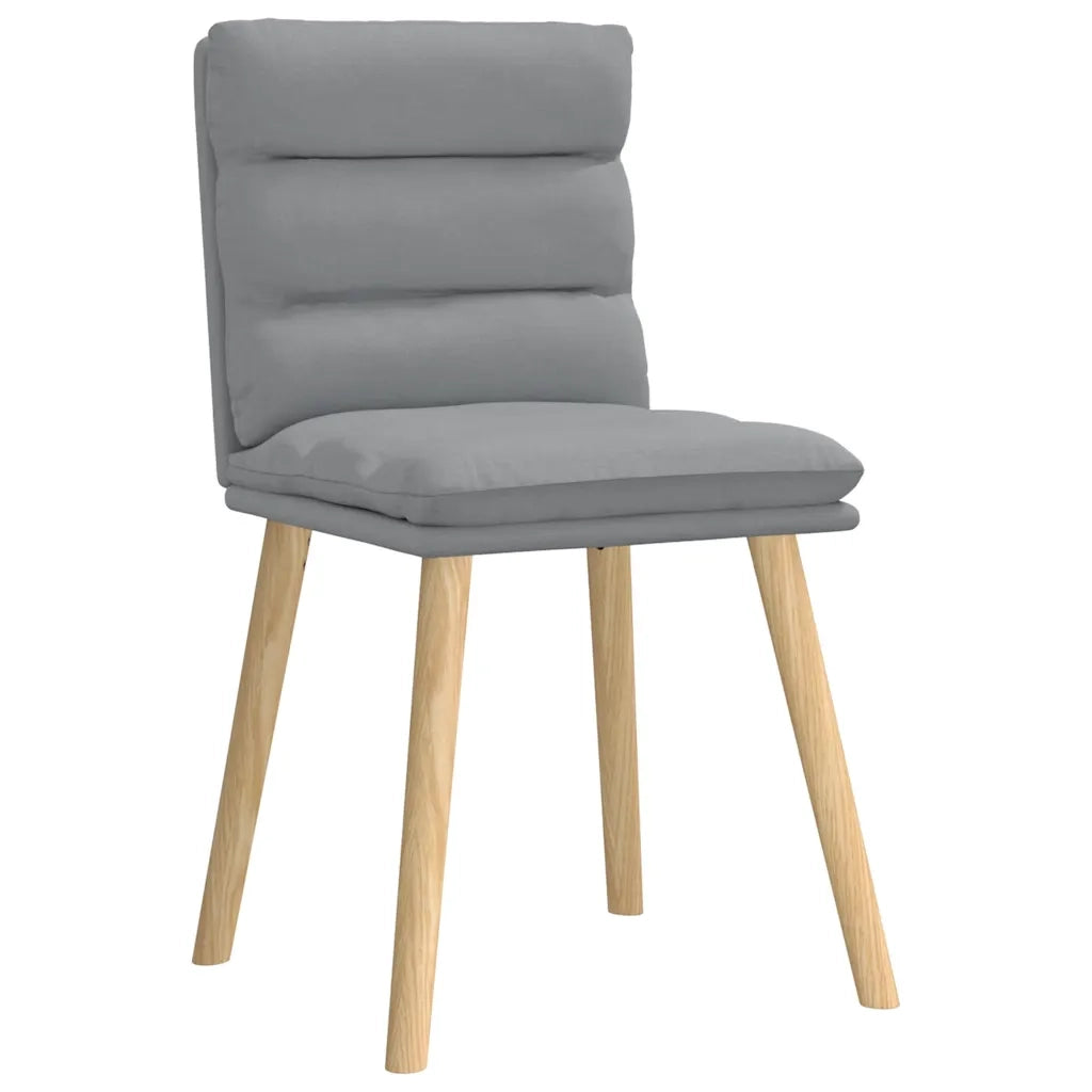Sedie da Pranzo 6 pz Grigio Chiaro in Tessuto 3315663