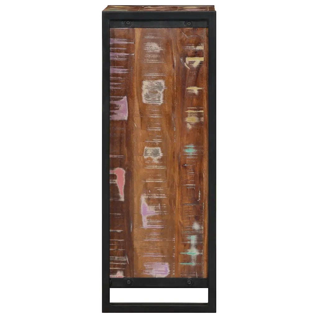 Comodino 40x30x80 cm in Legno Massello di Recupero