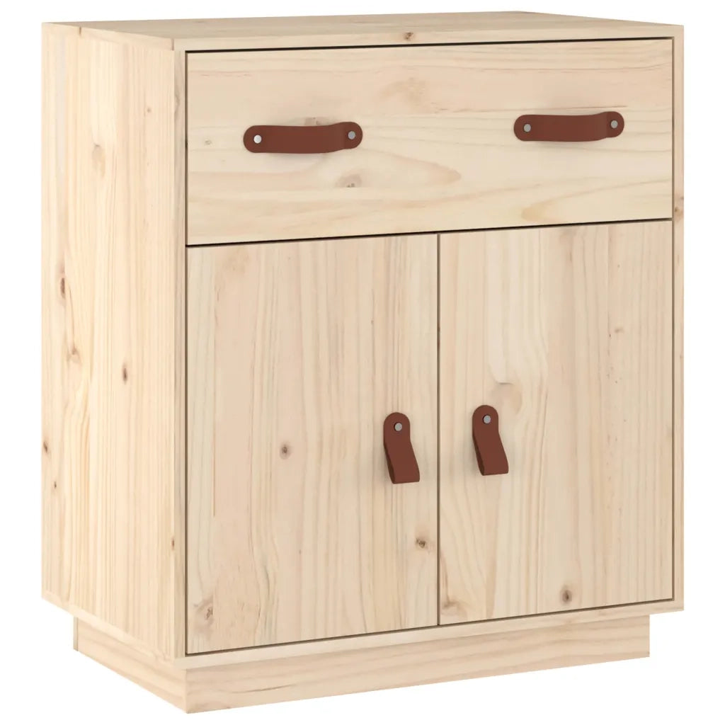 Credenza-Buffet-Armadio da cucina 65,5x40x75 cm in Legno Massello di Pino