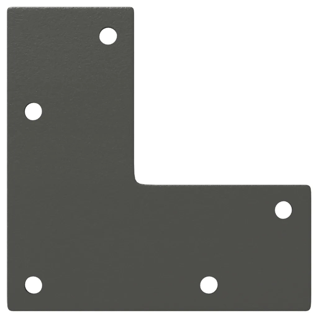 Gambe per Tavolino da Caffè Forma Conica 4 pz Antracite 42-43 cm Acciaio 4012514
