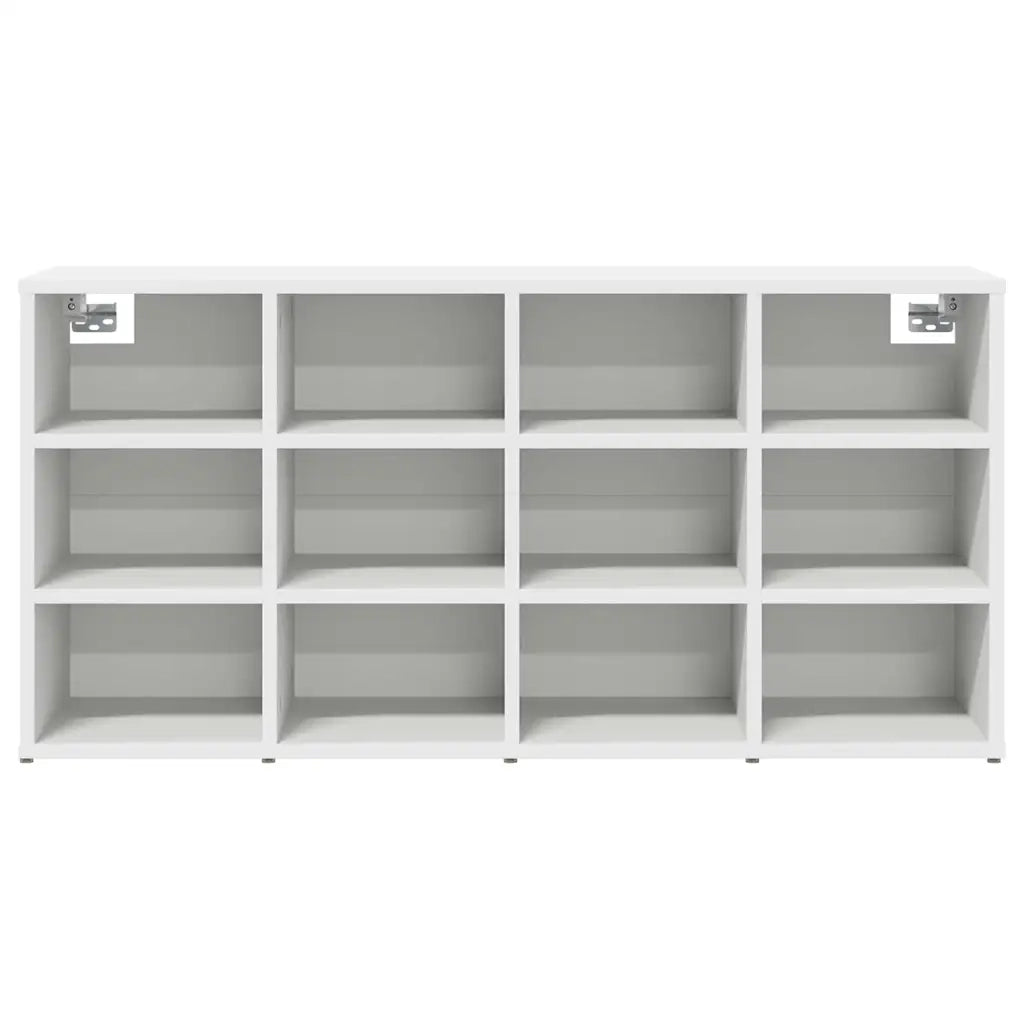 vidaXL Scarpiera Bianco 103 x 30 x 51 cm Legno multistrato