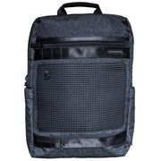 Zaino ufficio porta pc, tasche e scompartimenti interni Grigio Nero Ravizzoni Poper