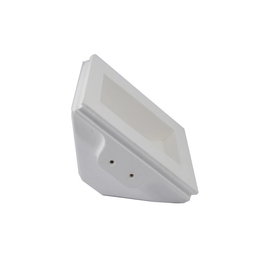 Trade Shop - Porta Faretto Gesso Incasso Scomparsa 12x12cm Quadrato Led Luci Controsoffitto -