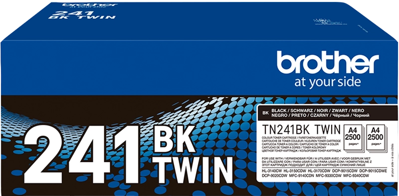 Brother TN-241BKTWIN cartuccia toner 2 pz Originale Nero