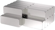 25 pezzi di magnete di neodimio potenza - argento - magneti 8x3x2mm extra forti rettangolari - attrito 0,7 kg - magneti forti super magneti - magneti mini per whiteboard pannelli magnetici strisce magnetiche officina