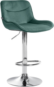 Barhocker Vonore Samt chrom