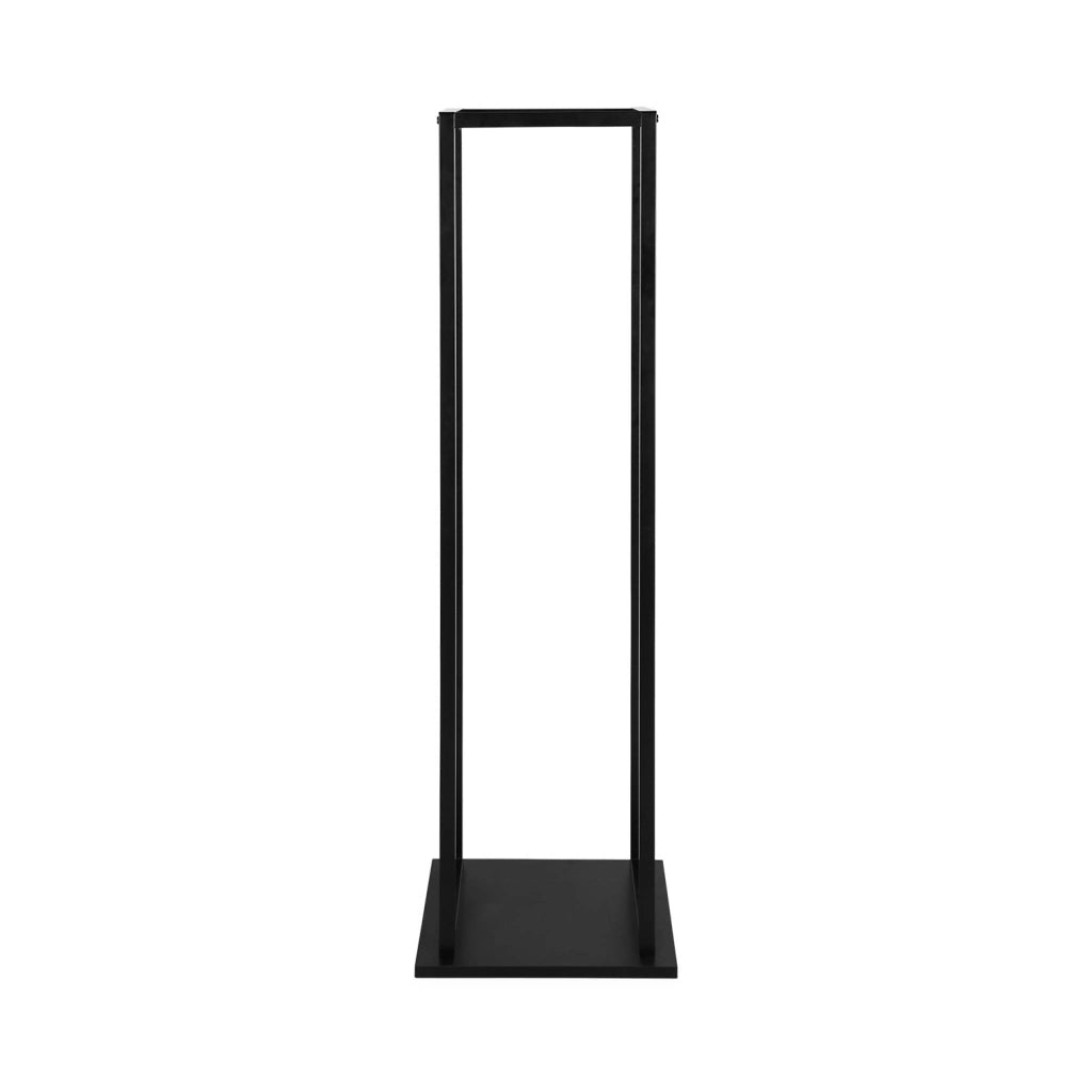 Portalegna verticale da interno, 112cm, nero