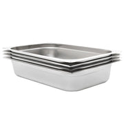 Contenitori Gastronorm 4 pz GN 1/1 100 mm in Acciaio Inox  cod mxl 78573