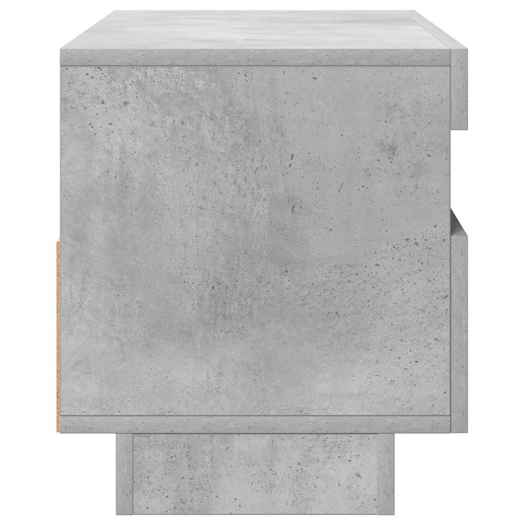 Mobile Porta TV con Luci LED Grigio Cemento 80x35x40 cm cod mxl 13433