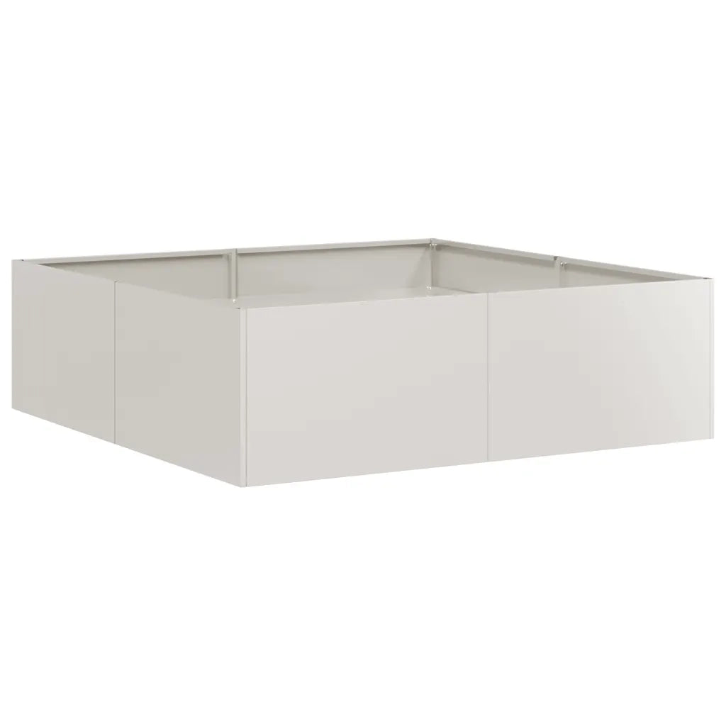 Fioriera 100x100x30 cm in Acciaio Inox 860812