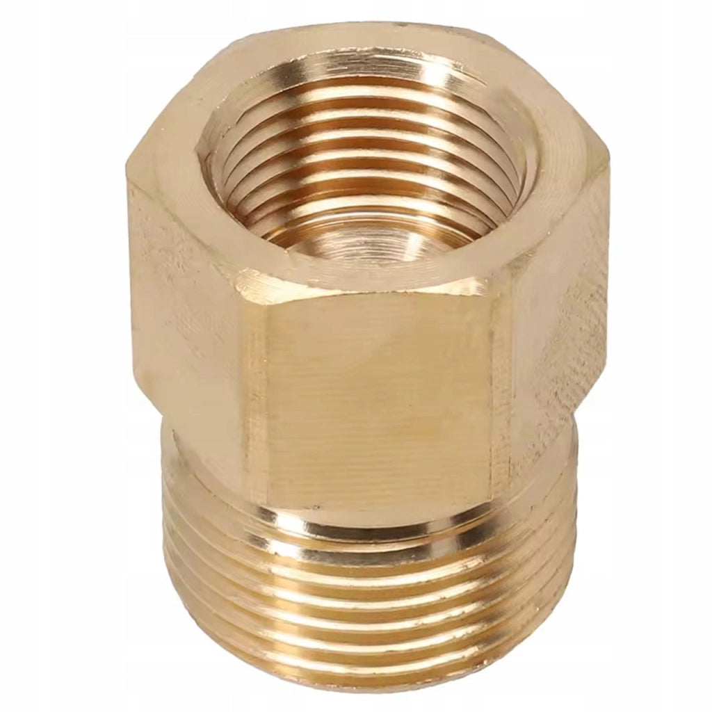Adattatore Filettato M22x1.5 a 3/8" Interno – Compatibile con Idropulitrice Kärcher HD/HDS | Ottone Resistente