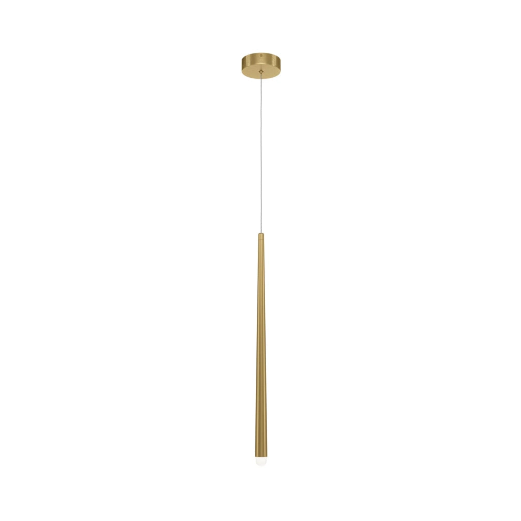 Maytoni Lampadario moderno Cascade 1 luce LED integrato ottone alluminio