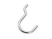 GANCI PER PANNELLI FORATI N.3- - mm.25x37 - 200 pezzi
