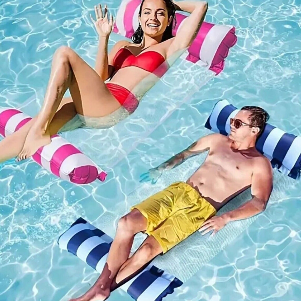 LETTINO POLTRONA SPIAGGIA MARE PISCINA AMACA GONFIABILE RELAX MATERASSINO SEDIA