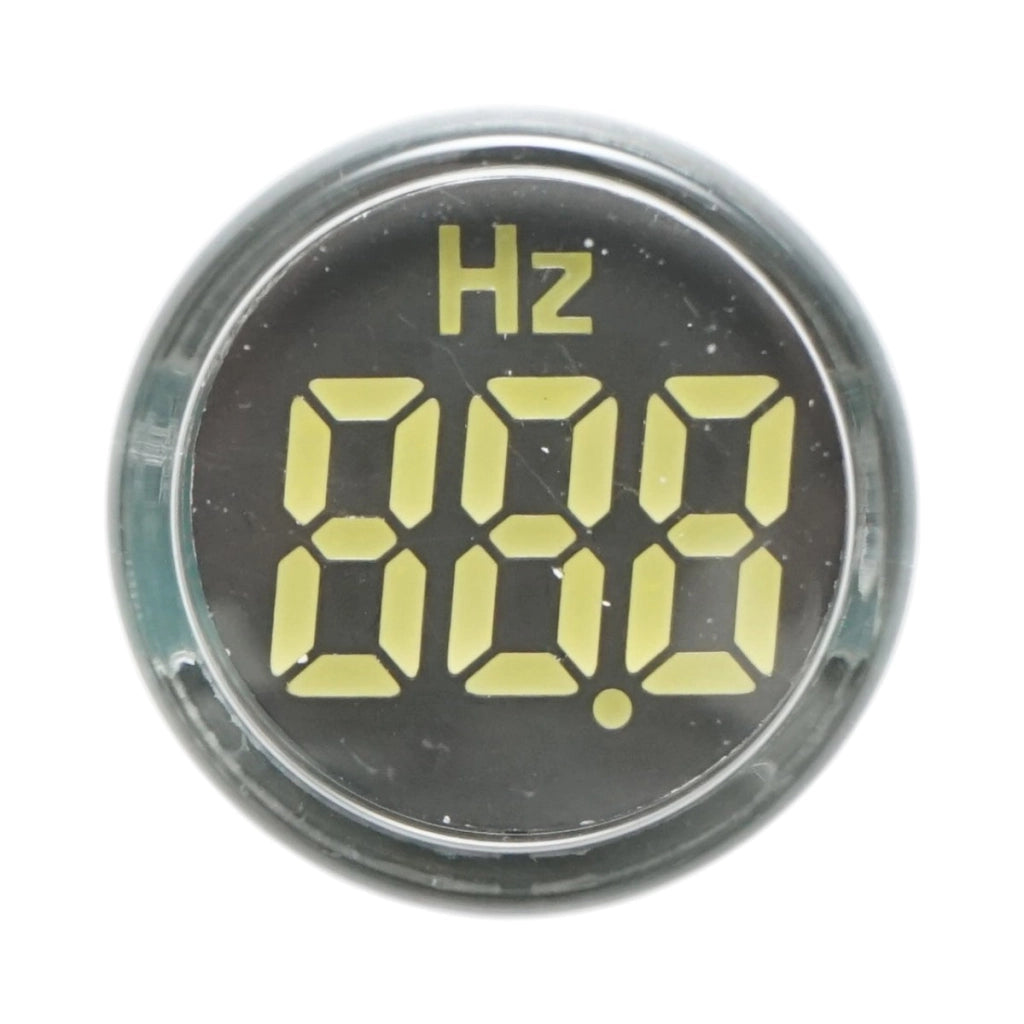 Indicatore di frequenza digitale amperometro LED bianco 0-99Hz Ø 22mm Breckner Germany