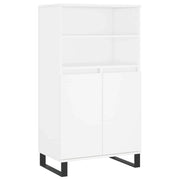 Buffet credenza cassettiera mobiletto mobile contenitore organizer cucina soggiorno salotto alto 60 x 36 x 110 cm legno ingegnerizzato bianco 02_0032468