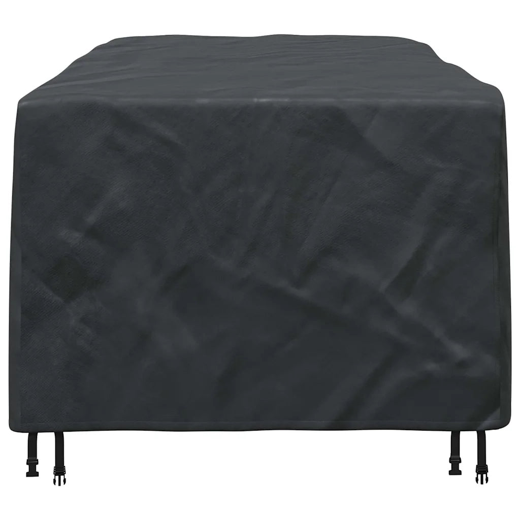 vidaXL Copertura per mobili da esterno Nero 229 x 113 x 73 cm 210D